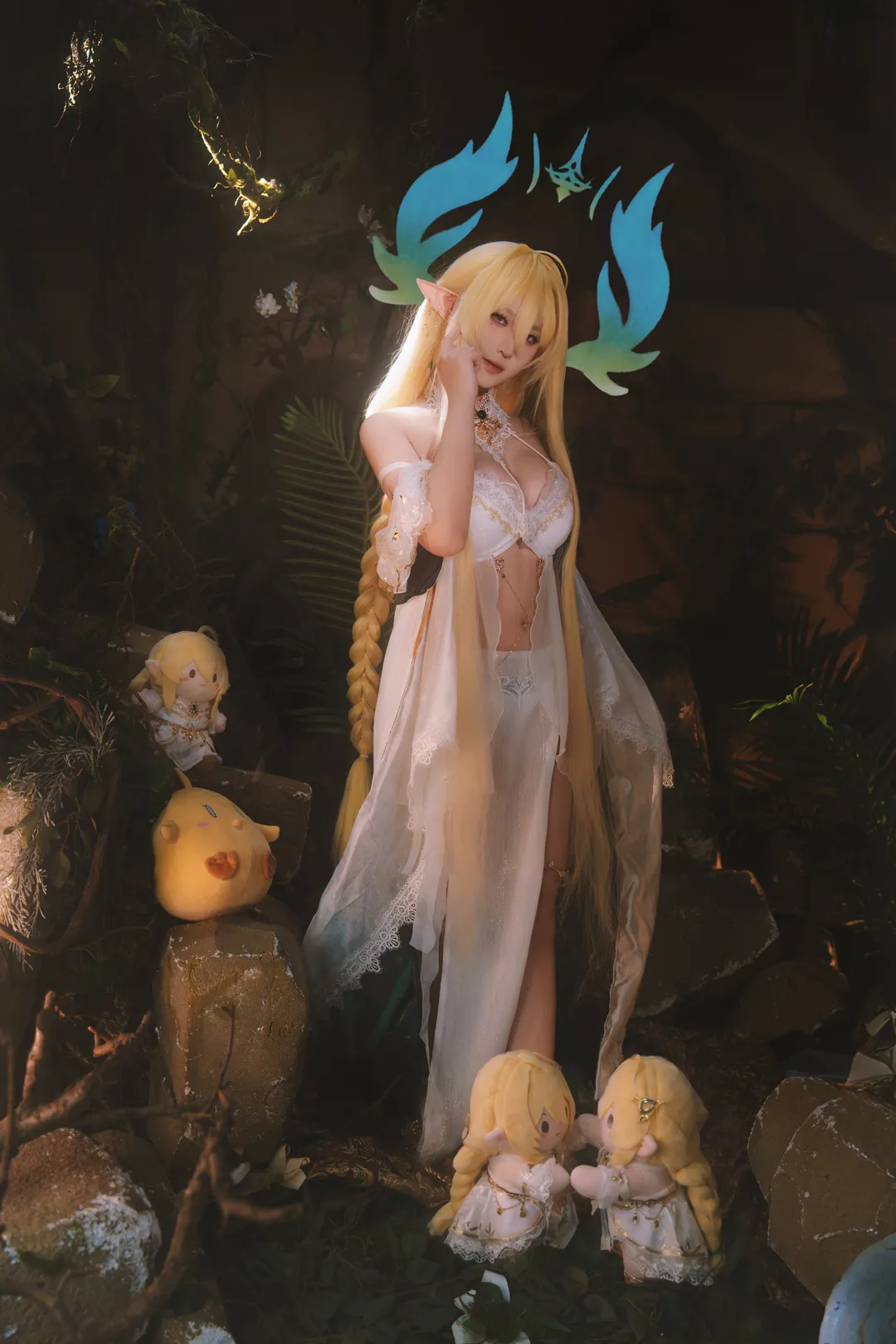 【金狮cos】碧蓝航线里的白纱精灵与满地fufu的奇妙同框