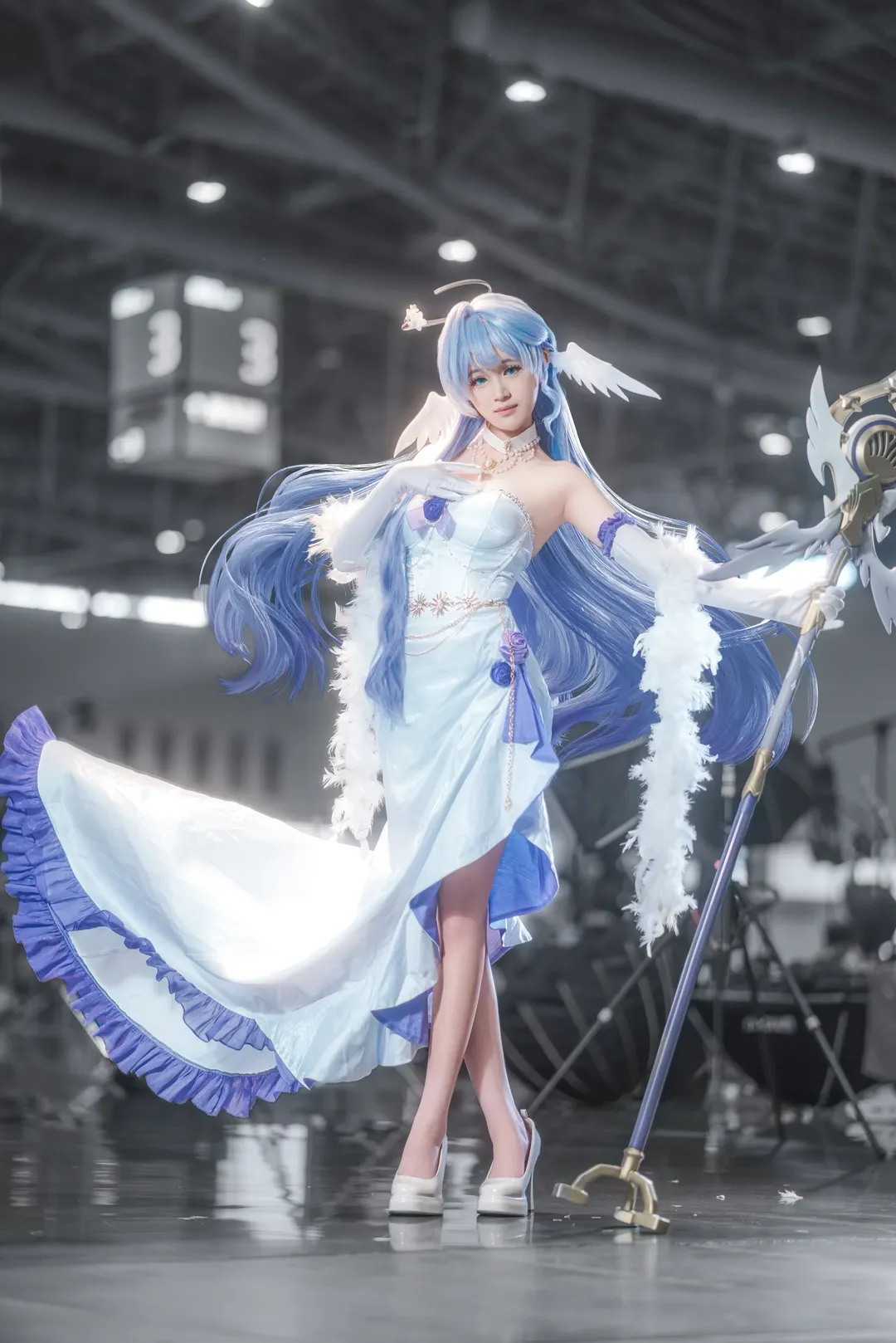 【知更鸟cos】崩坏星穹铁道，蓝白羽翼的静谧与灵动 - 第 4 张