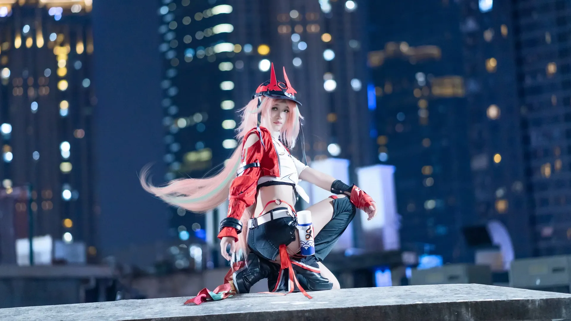 【亂破cos】崩壞星穹鐵道，霓虹夜景下的街頭塗鴉 - 第 2 張