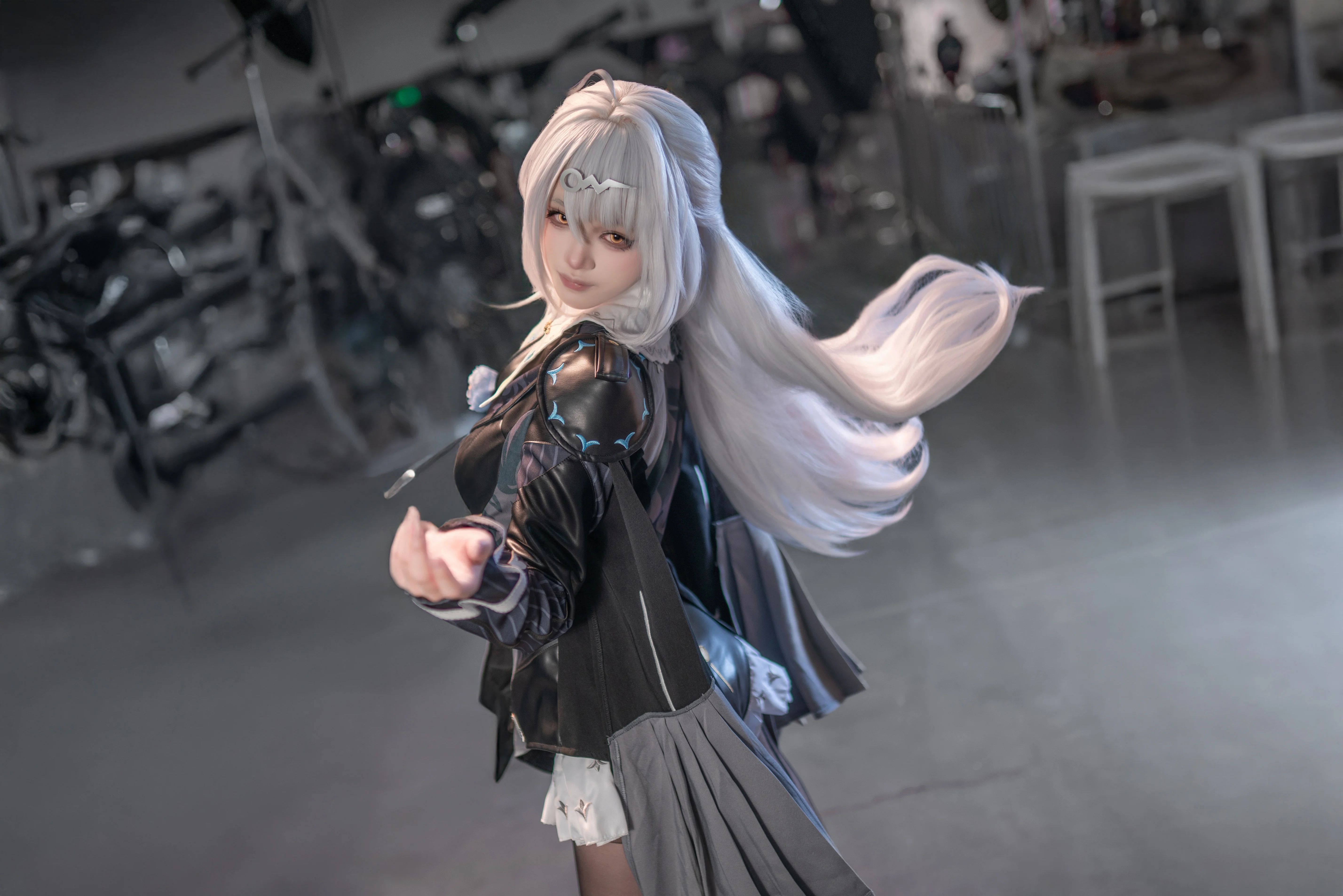 【仪玄cos】绝区零里的机能风飒爽瞬间 - 第 4 张