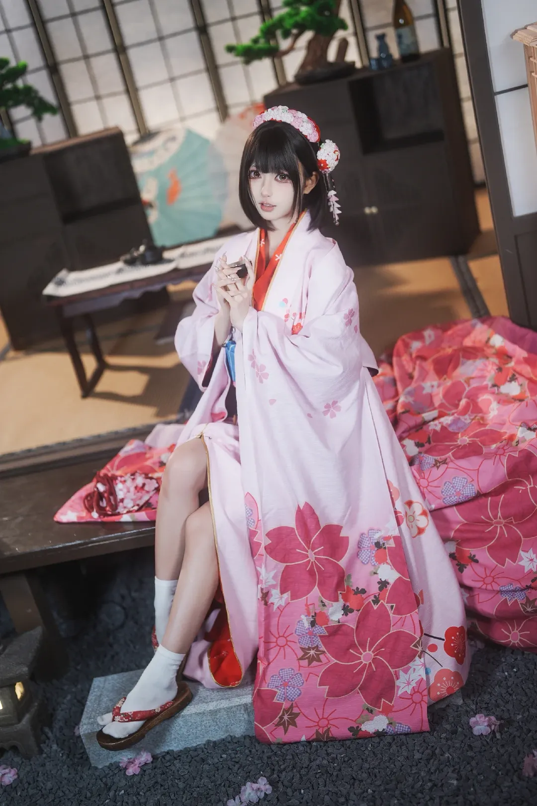 【加藤惠cos】路人女主的养成方法，日式庭院里的静谧时刻