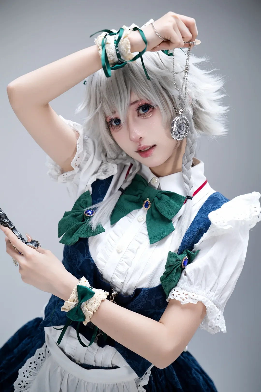 【十六夜咲夜cos】银刃与怀表，东方Project的完美女仆 - 第 2 张