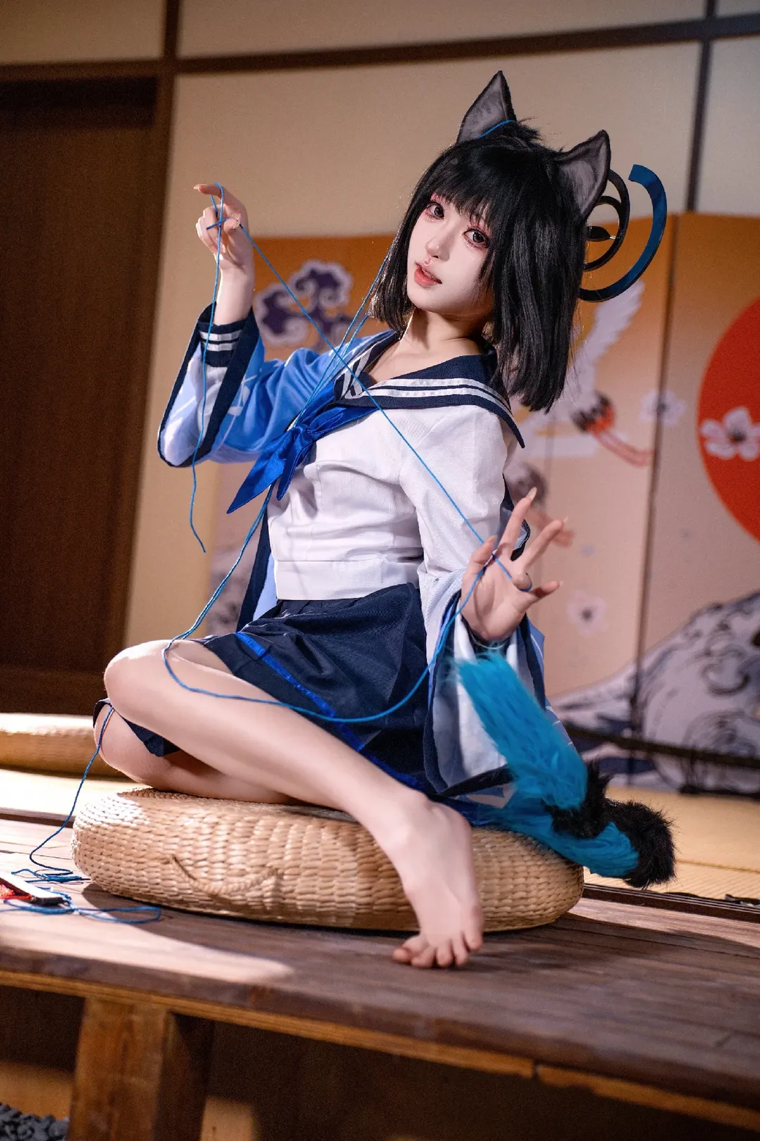 【桐生桔梗cos】蔚蓝档案里的神秘少女造型分享 - 第 2 张
