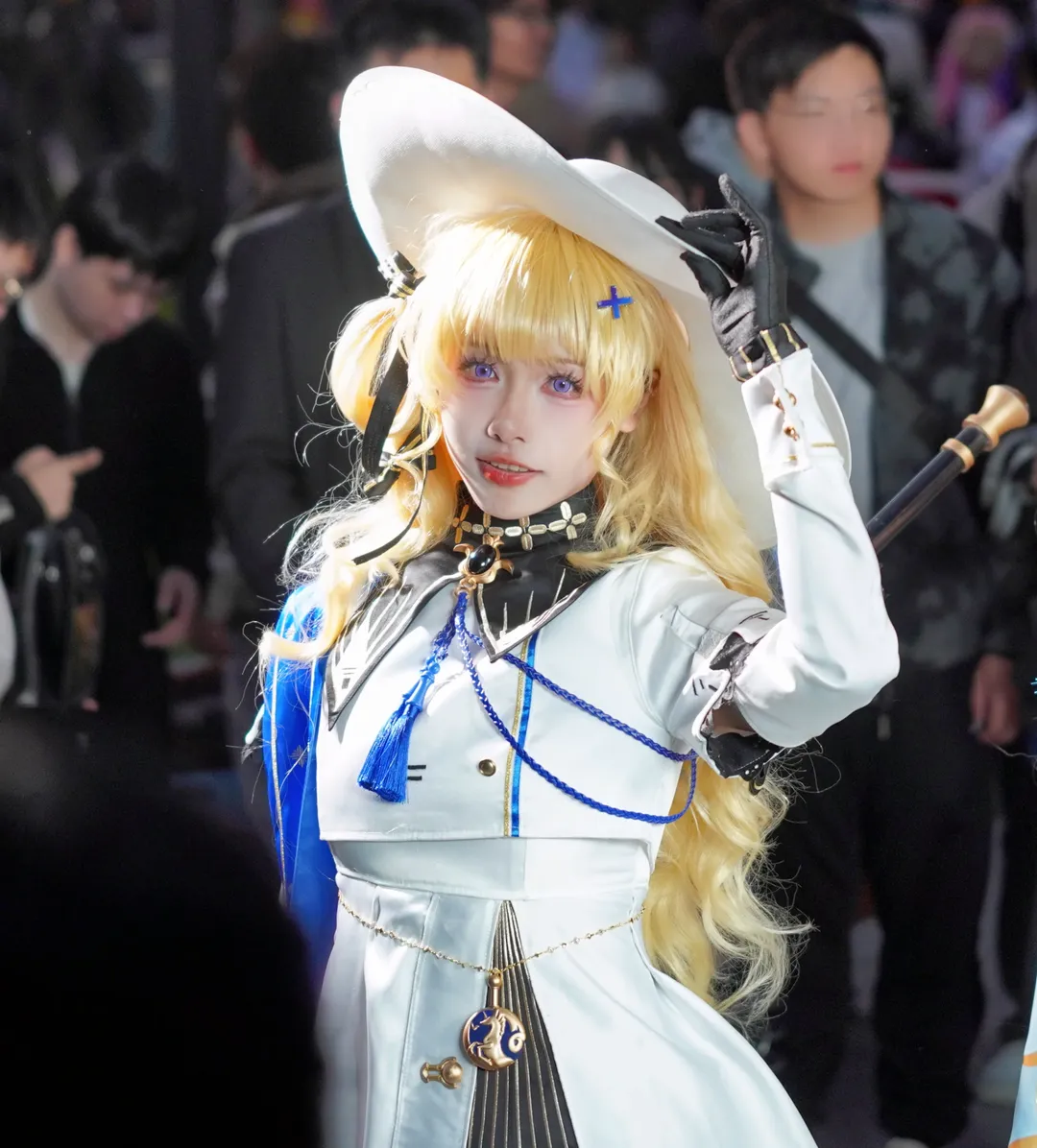 【フィービー コスプレ】『鳴潮』の白い瞳、広州蛍火虫アニメエキスポに刻む瞬間 - 5 枚目