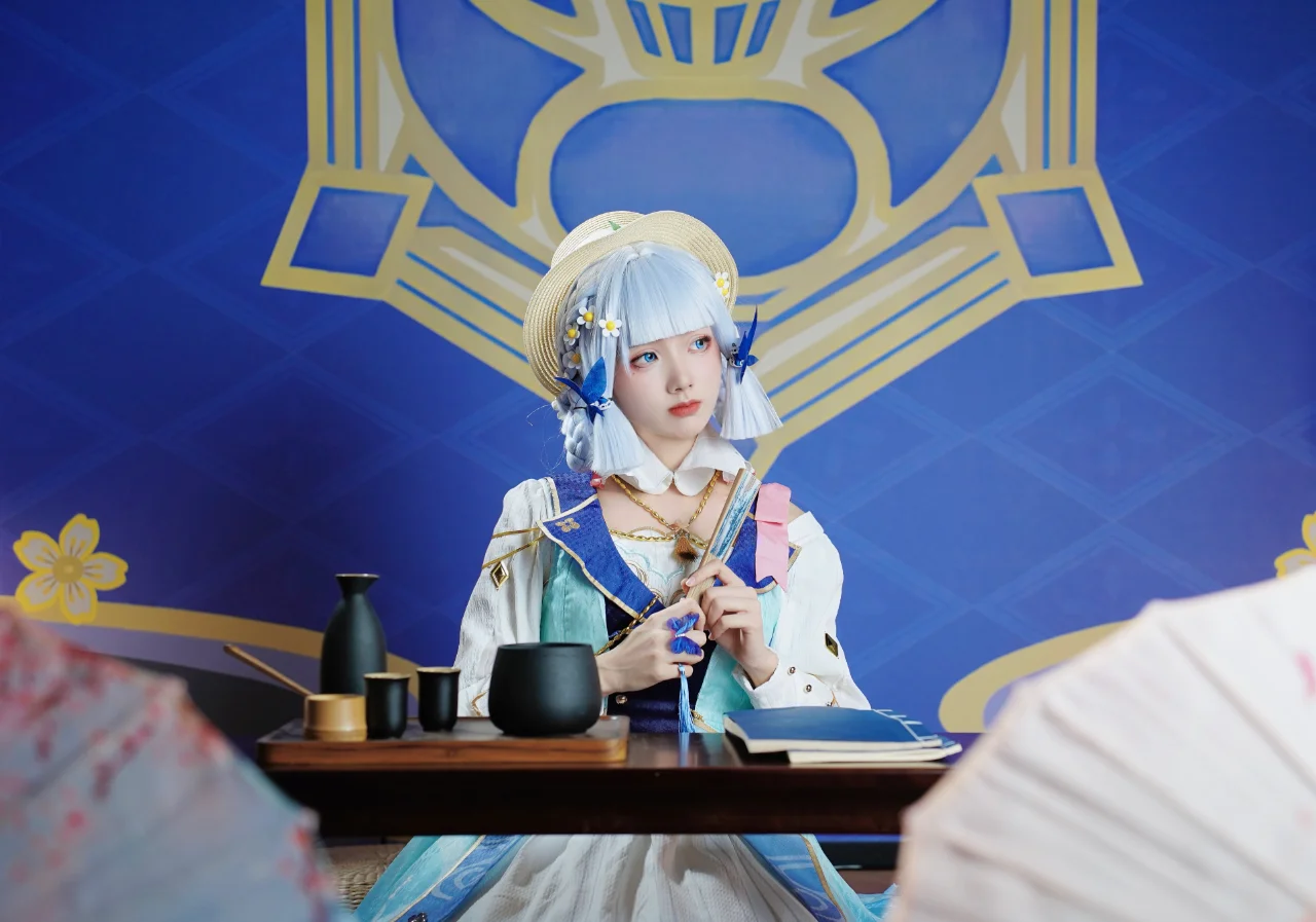 【绫华cos】原神社奉行大小姐前来报道 - 第 1 张