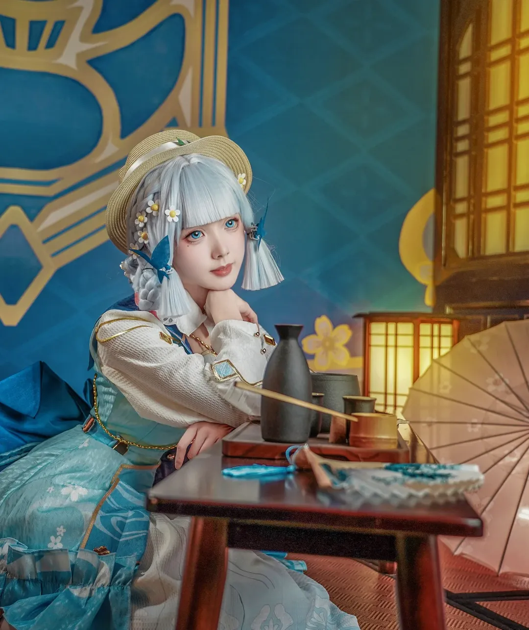 【绫华cos】原神社奉行大小姐前来报道