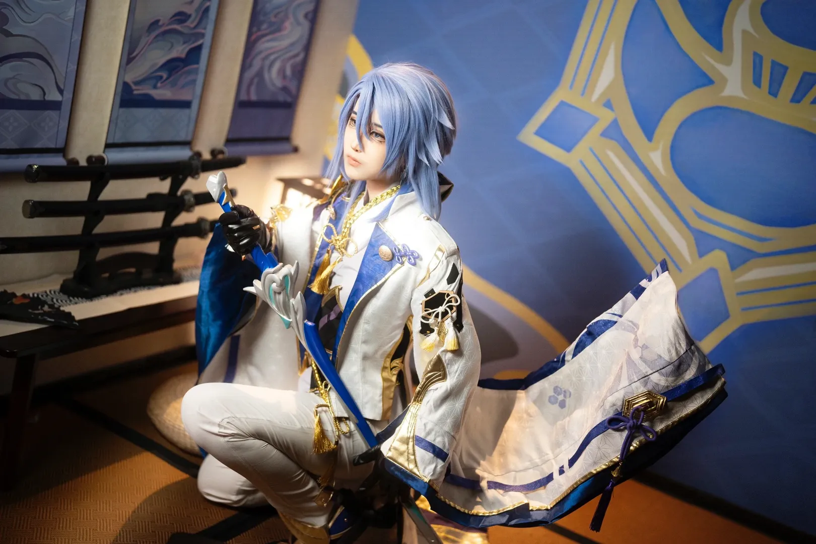【神里绫人cos】用这把刀斩断所有烦恼，神里家的家主大人 - 第 4 张