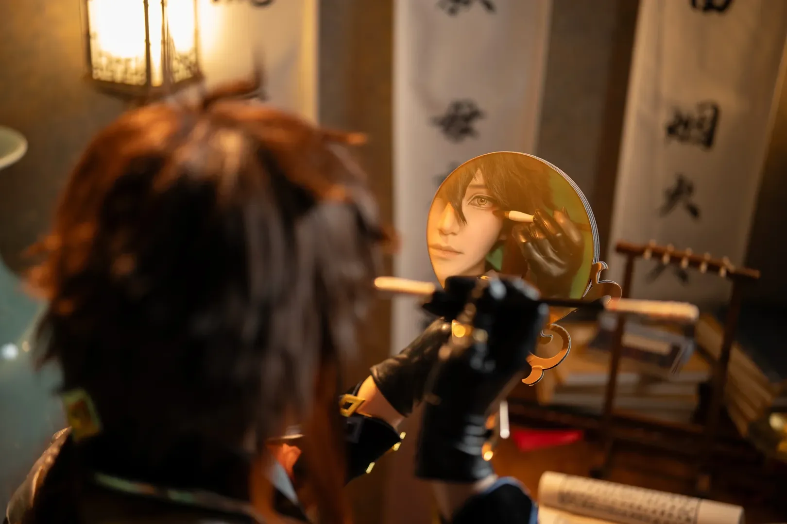 [Zhongli cosplay] Genshin Impact: Playing a Zither Melody to Accompany You Home - Image 4
