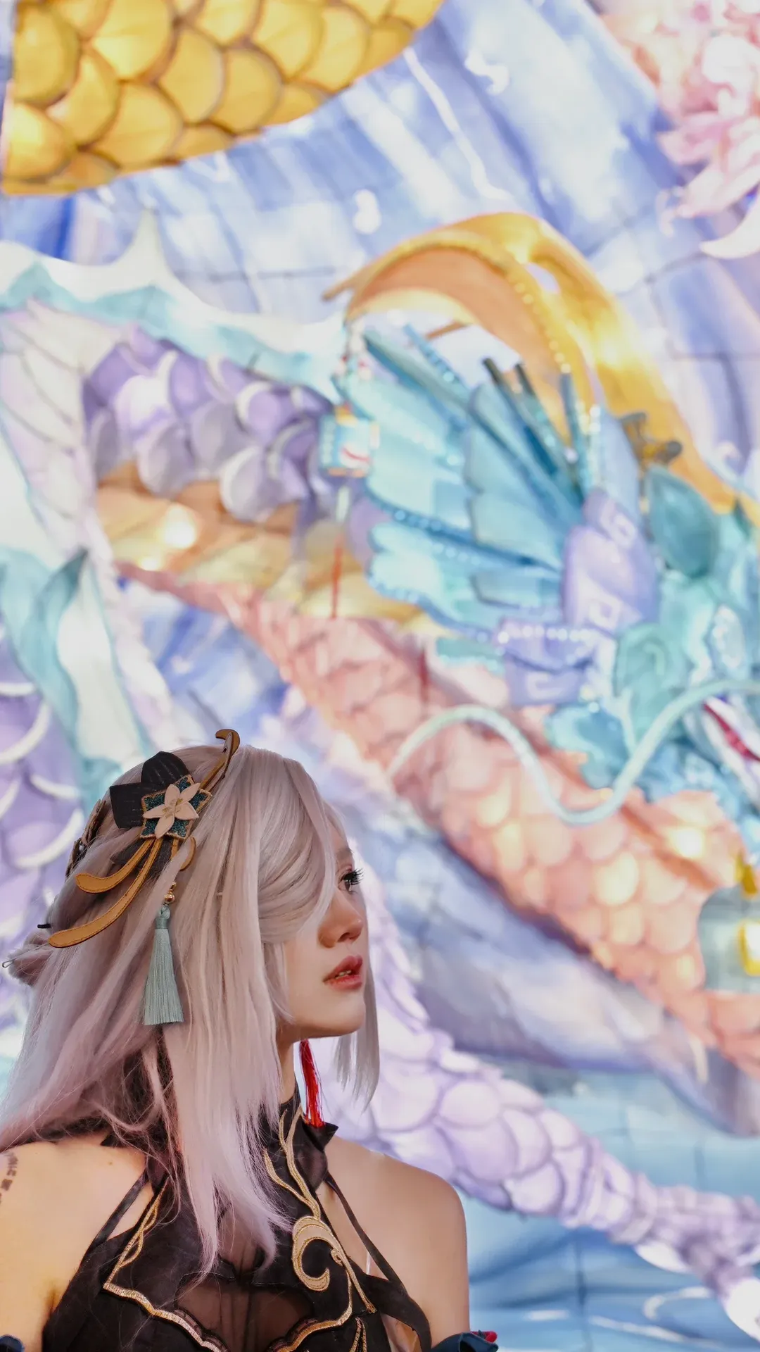 原神海灯节下的古风cosplay，氛围感直接拉满 - 第 1 张