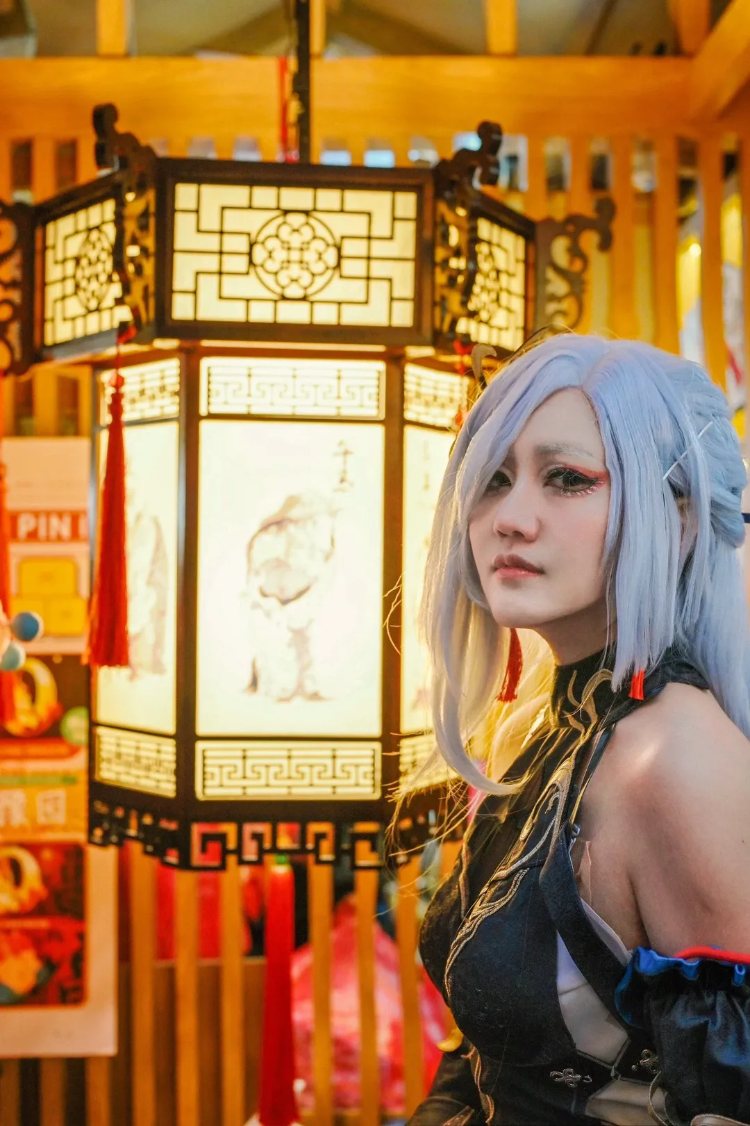 原神海灯节下的古风cosplay，氛围感直接拉满 - 第 3 张