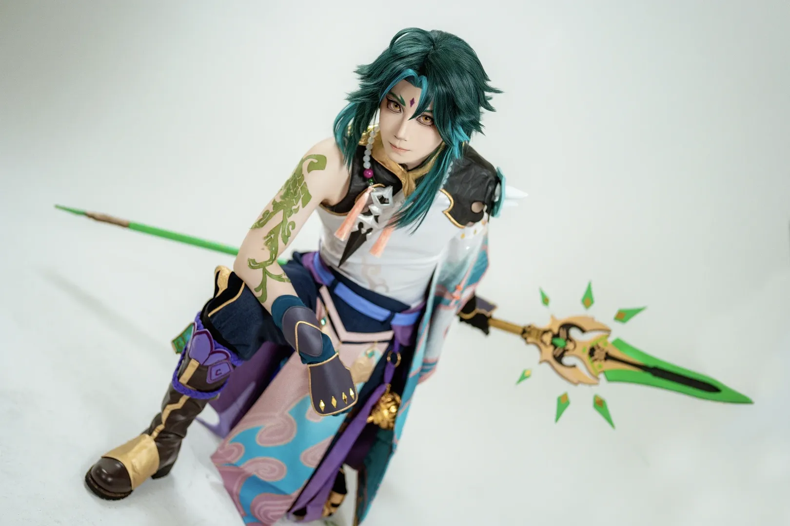 【魈cos】原神元宵节特辑，自拍馆里还原清冷风骨 - 第 6 张