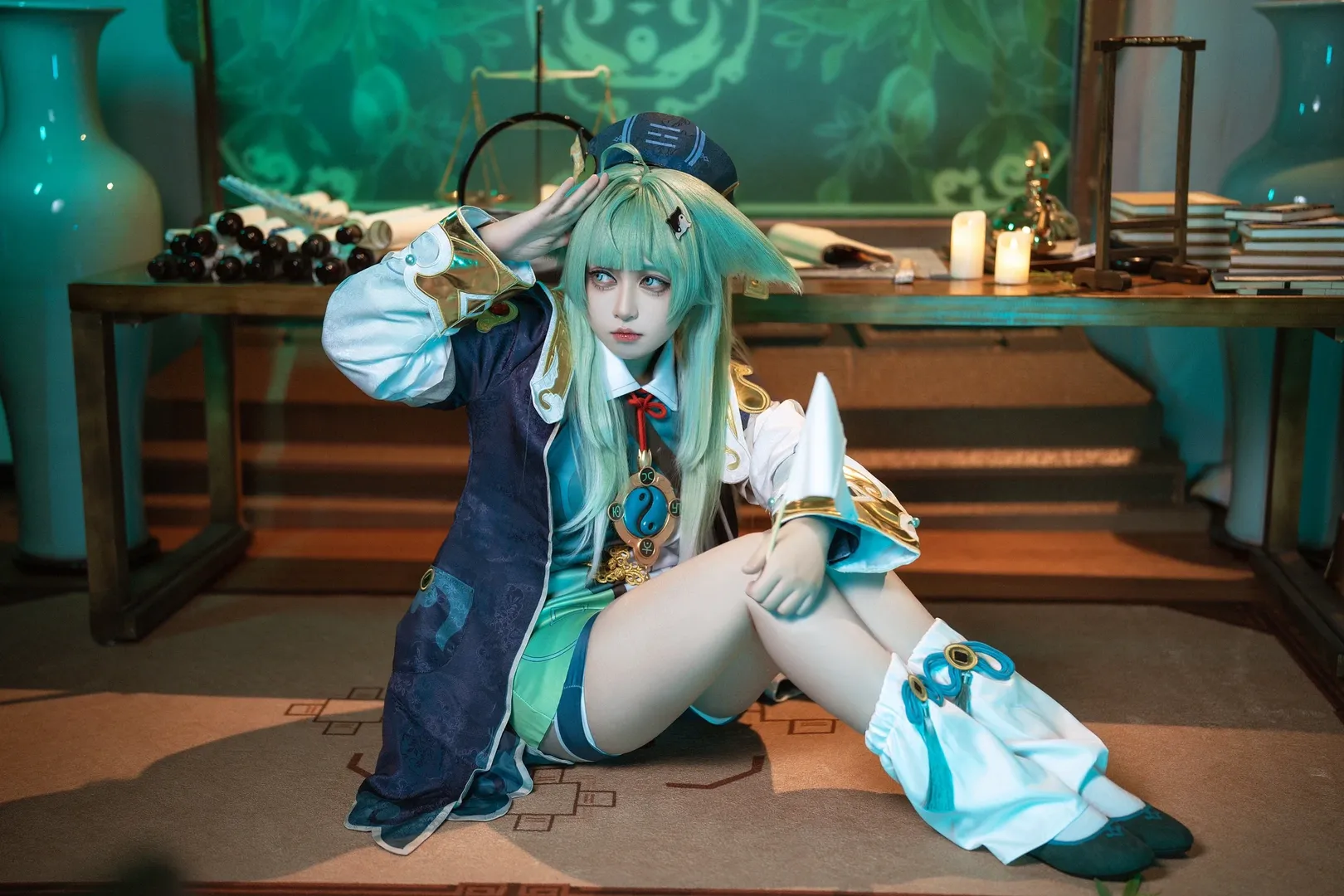 【藿藿cos】原神里的新判官，尾巴别捣乱啦 - 第 4 张