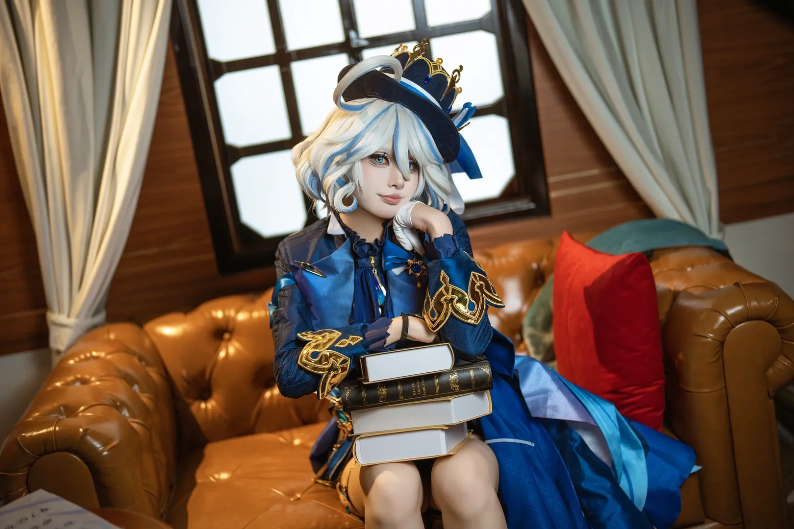 【芙宁娜cos】档期排满也要拍出的高雅质感 - 第 3 张