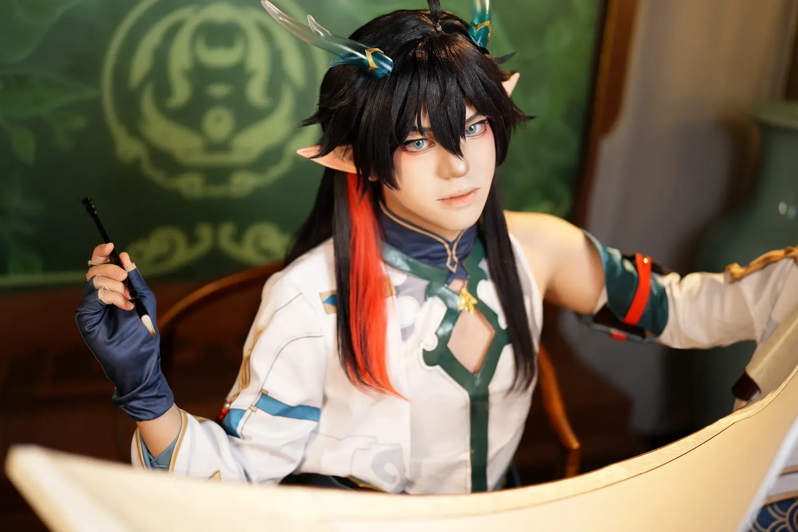 【飲月君コスプレ】『崩壊：スターレイル』における持明の龍尊とナナシビト - 6 枚目