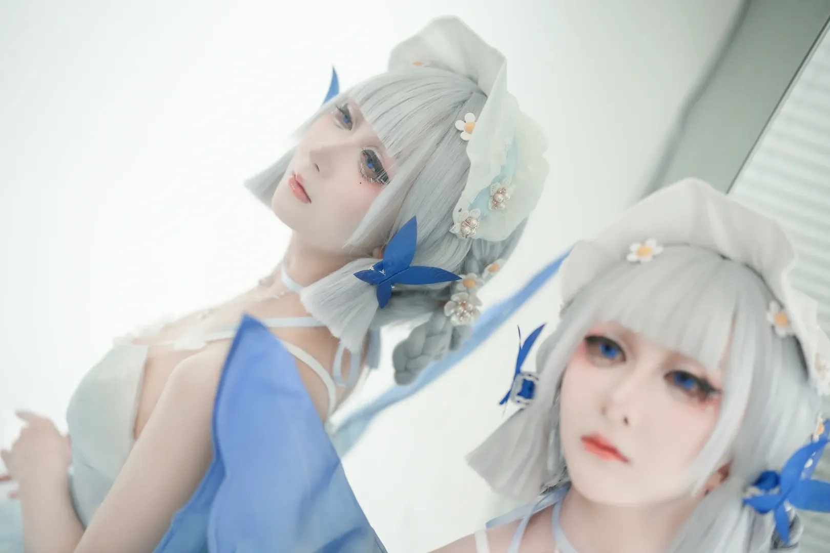 【神裡綾華cos】原神雪霽公主的芭蕾幻想，輕盈綻放 - 第 7 張