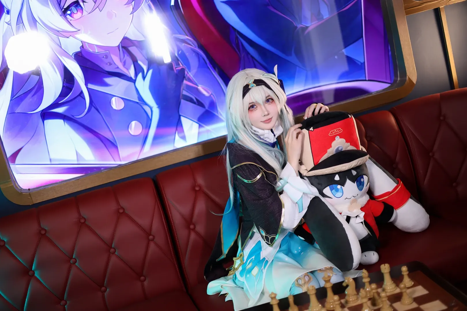 【ホタル コスプレ】『崩壊：スターレイル』のホタル、チェス盤の上で刻む一瞬 - 2 枚目