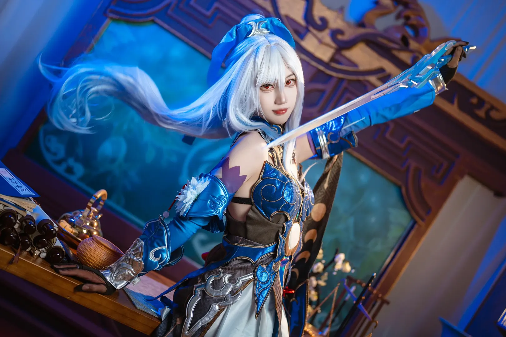 【镜流cos】崩坏星穹铁道仙舟弃卒流浪剑士客片 - 第 1 张