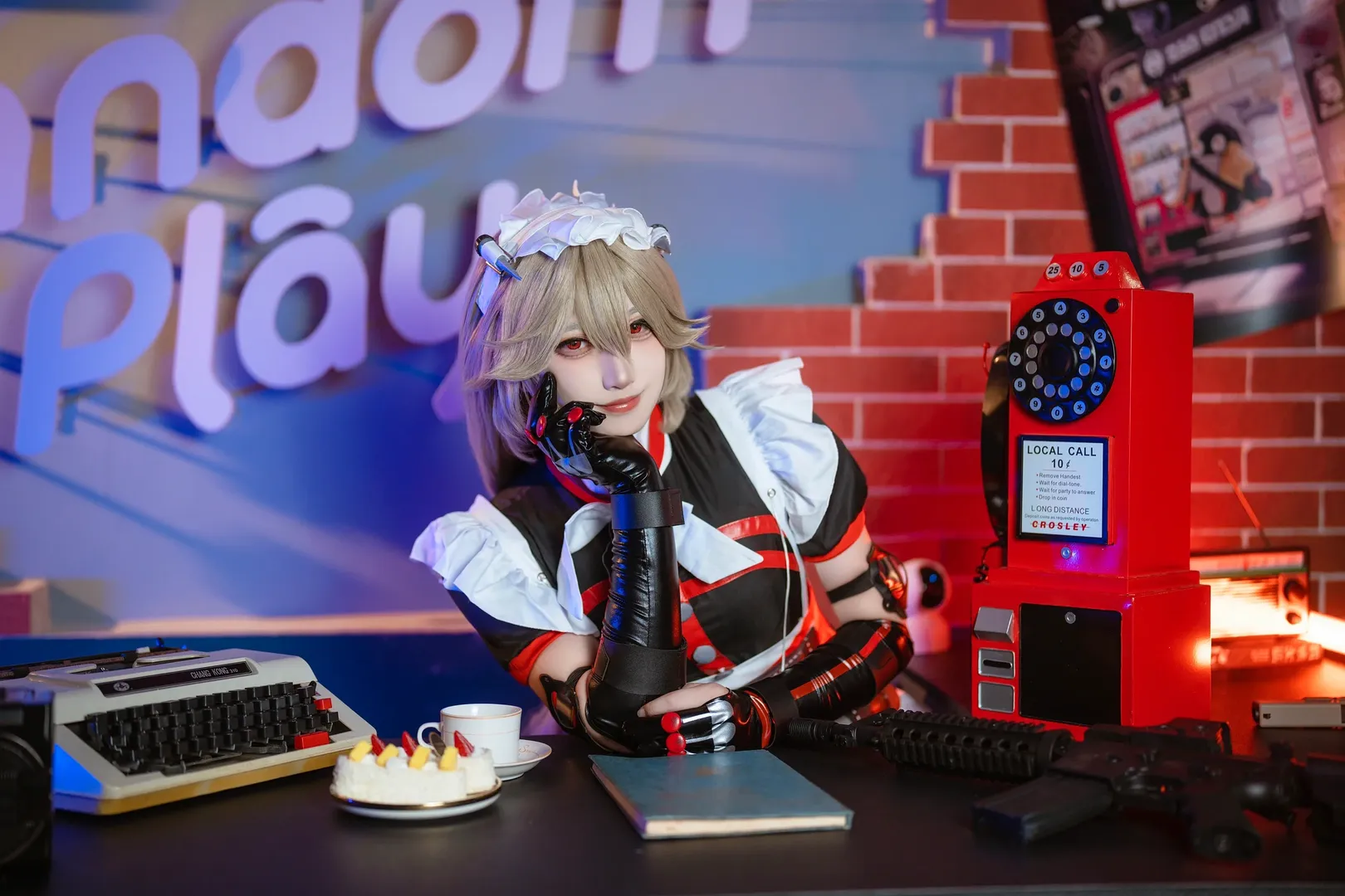 【丽娜cos】带战术道具的女仆长，绝区零同人拍摄体验 - 第 3 张