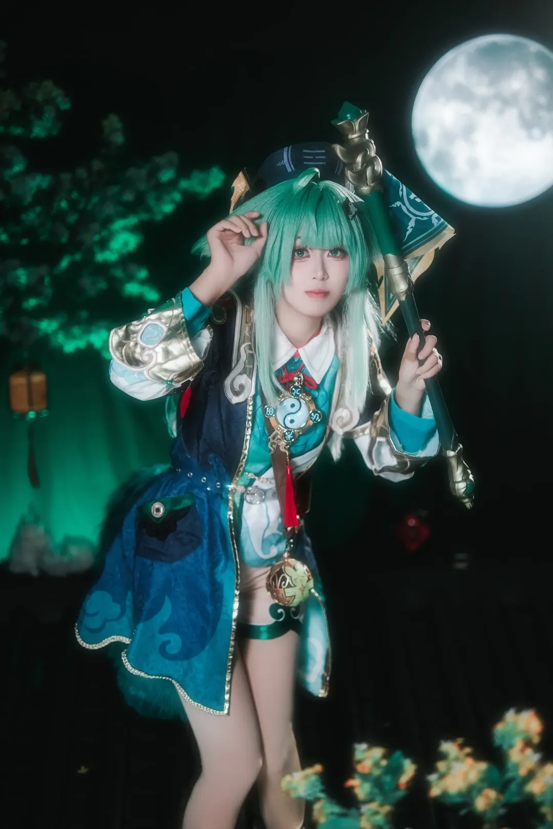 【藿藿cos】崩坏星穹铁道里的捉鬼小方士，胆小也要完成打招呼的使命 - 第 2 张