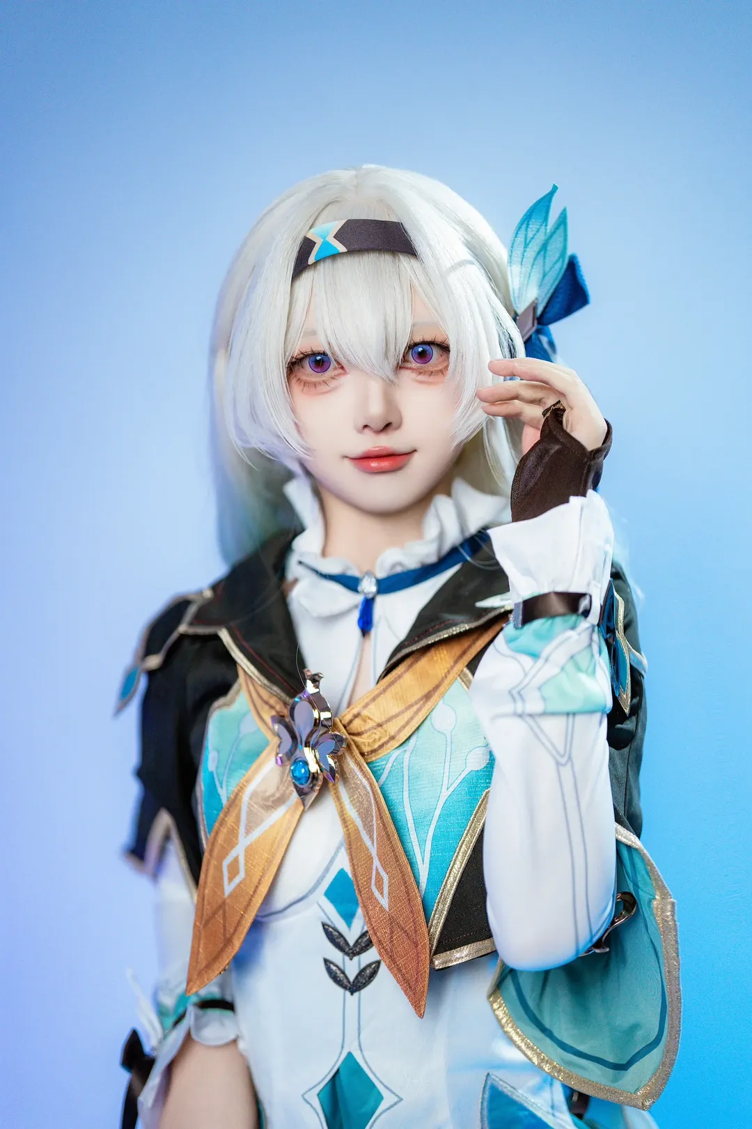 【流萤cos】崩坏星穹铁道，青蓝机甲少女的拍摄记录 - 第 2 张