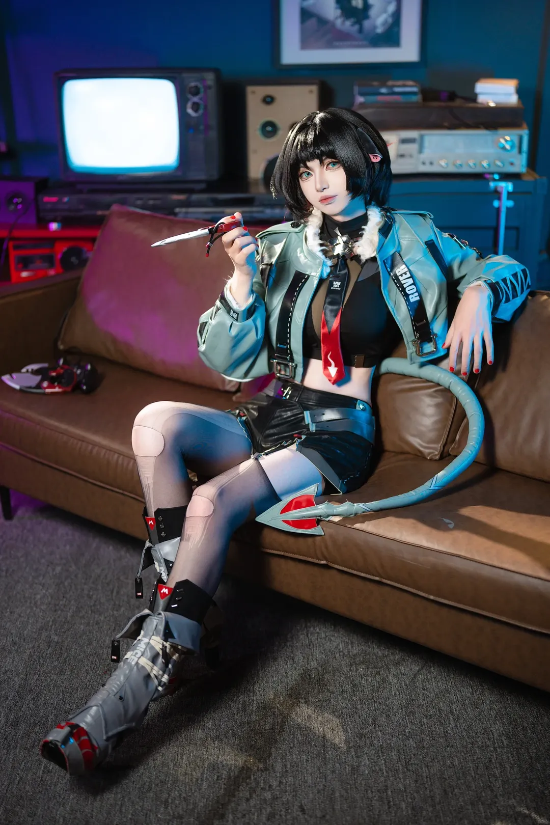 【简杜cos】绝区零简杜，在伪装与伪装之间放松一刻 - 第 2 张
