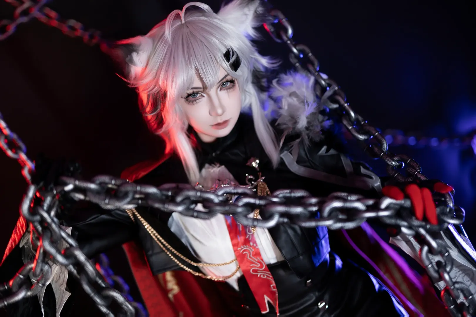 【Lappland cosplay】Arknights: Soul of the Wolf, I'm Truly Handy with This Scythe - Image 1