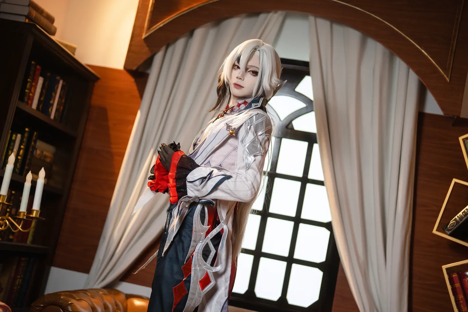 【アルレッキーノ コスプレ】『原神』ファデュイ 召使の華麗なる神秘 - 2 枚目