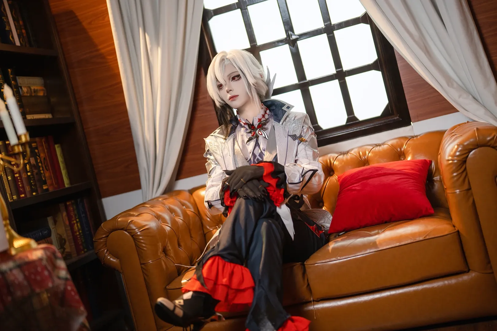 【アルレッキーノ コスプレ】『原神』ファデュイ 召使の華麗なる神秘 - 4 枚目
