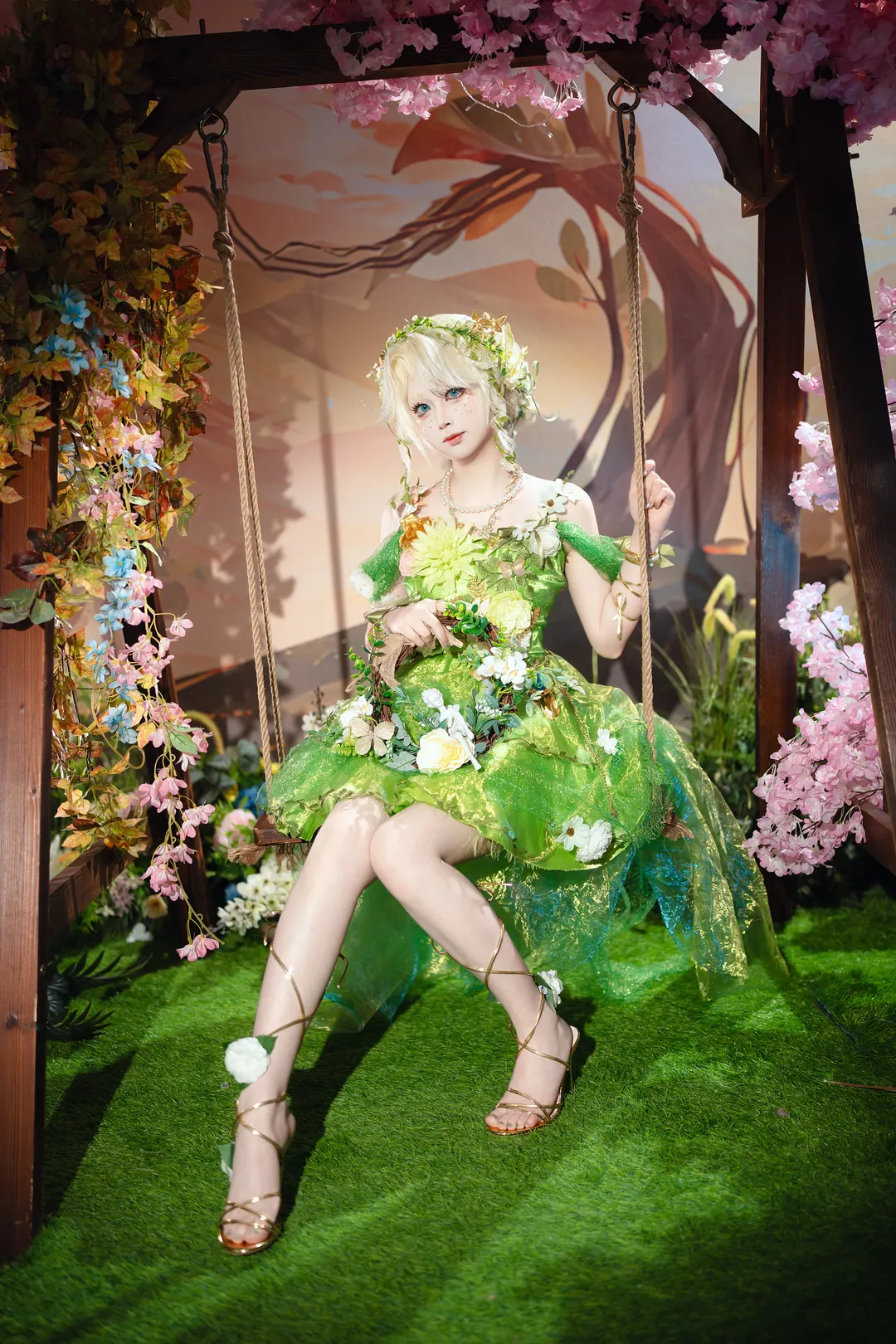 【园丁宁芙奖cos】第五人格绿色长夏拍摄记录