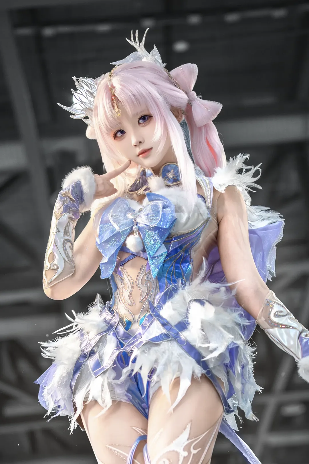 【殷紫萍cos】永劫无间天禄瑞光，羽翼轻舞的医者之姿 - 第 1 张