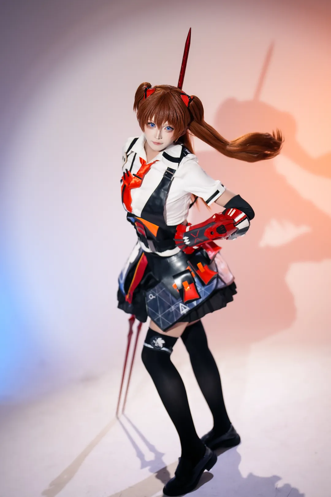 【明日香cos】新世紀福音戰士，作業與紅槍的雙重挑戰 - 第 1 張