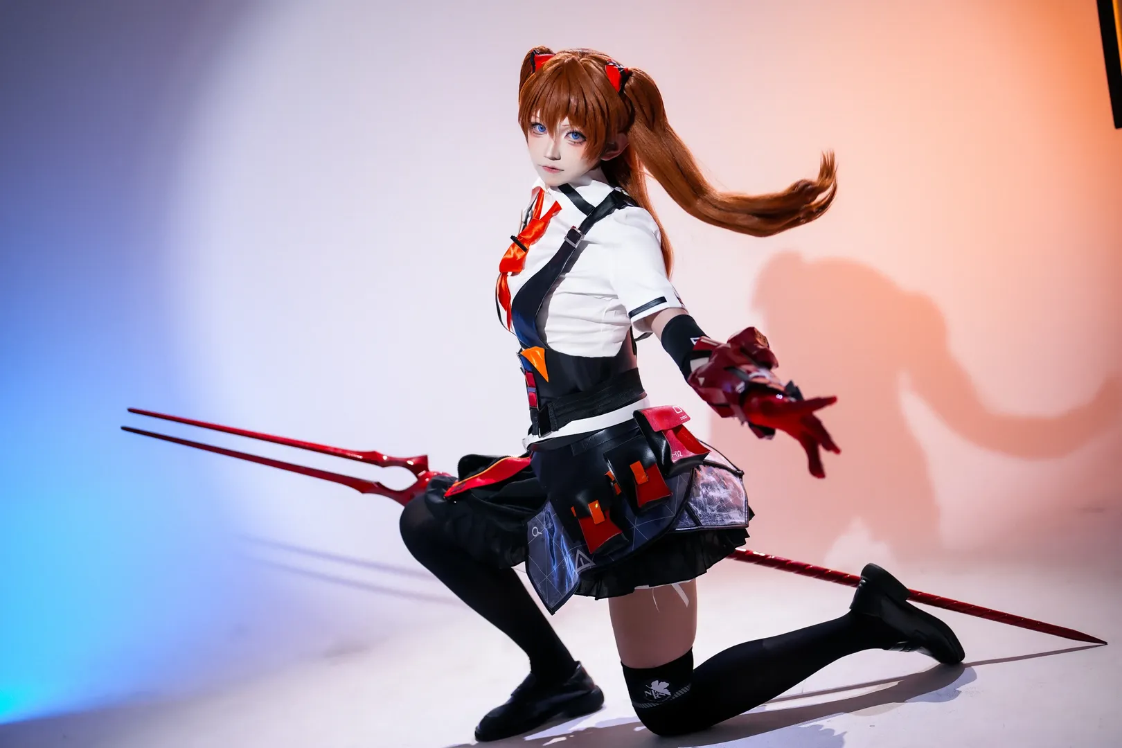 【明日香cos】新世紀福音戰士，作業與紅槍的雙重挑戰 - 第 2 張