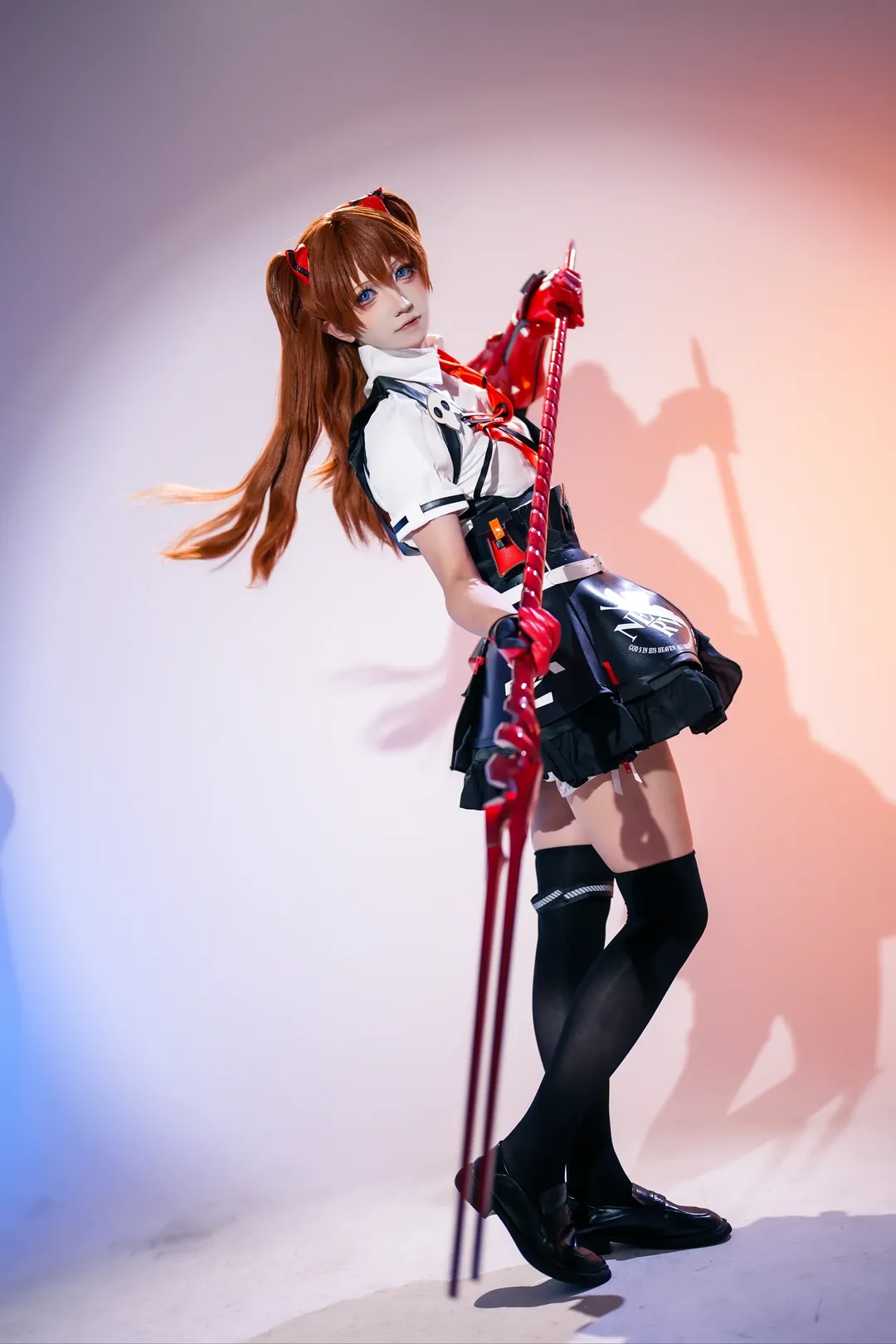 【明日香cos】新世紀福音戰士，作業與紅槍的雙重挑戰 - 第 3 張