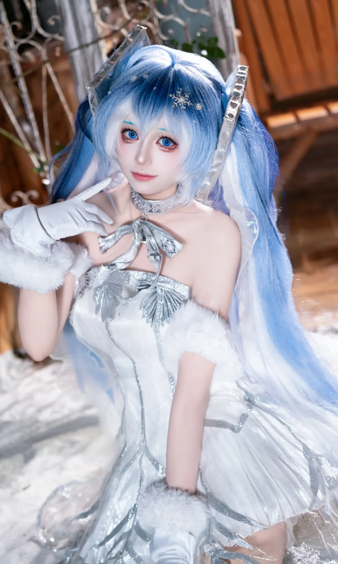 【初音未来cos】雪初音冬日实景拍摄记录 - 第 2 张