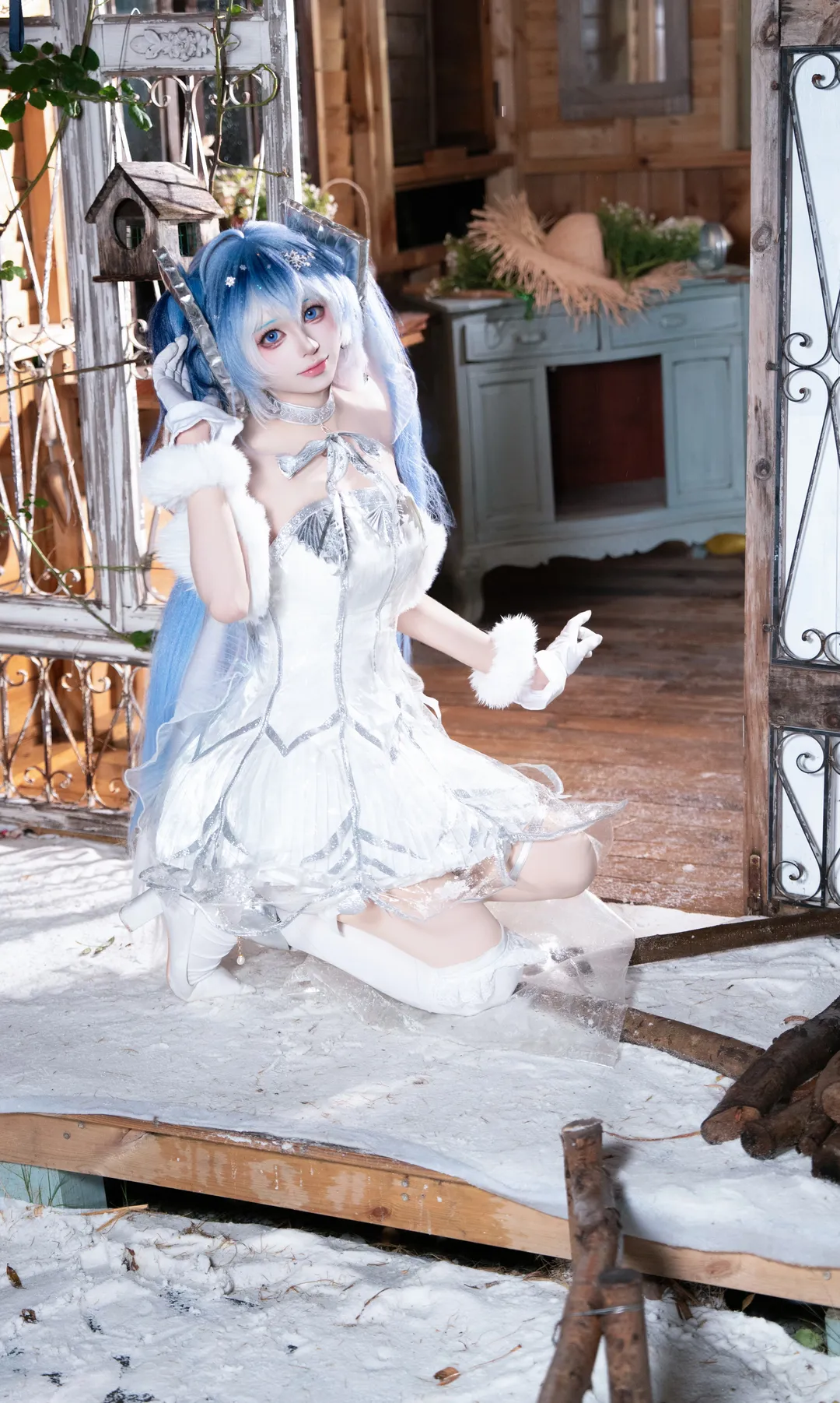 【初音未来cos】雪初音冬日实景拍摄记录 - 第 3 张