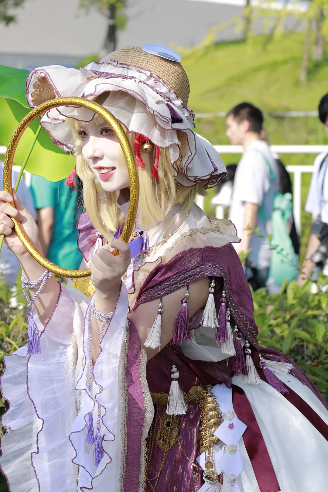 【洩矢诹访子cos】东方project，成都世界线漫展的可爱小青蛙