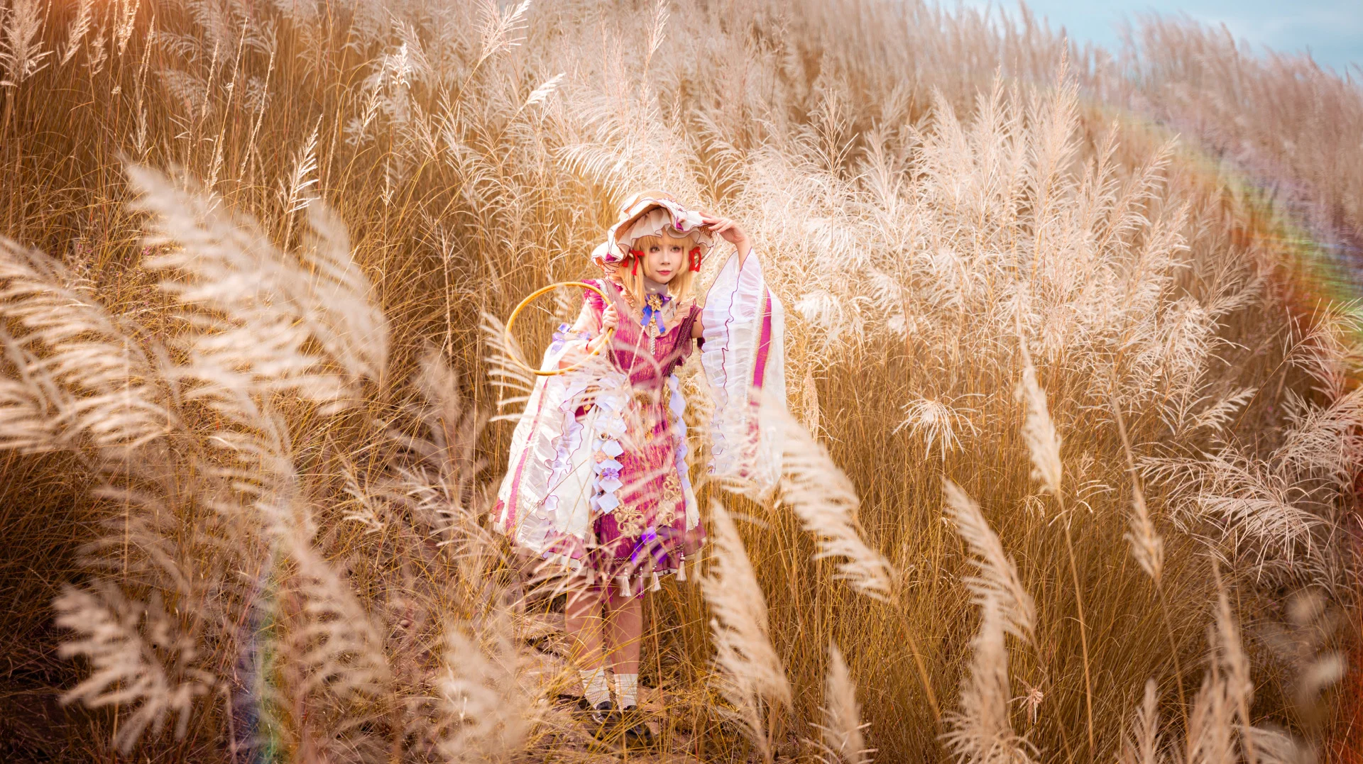 【洩矢諏訪子 コスプレ】東方Project 金色ススキの中で紡ぐ秋のファンタジー - 11 枚目