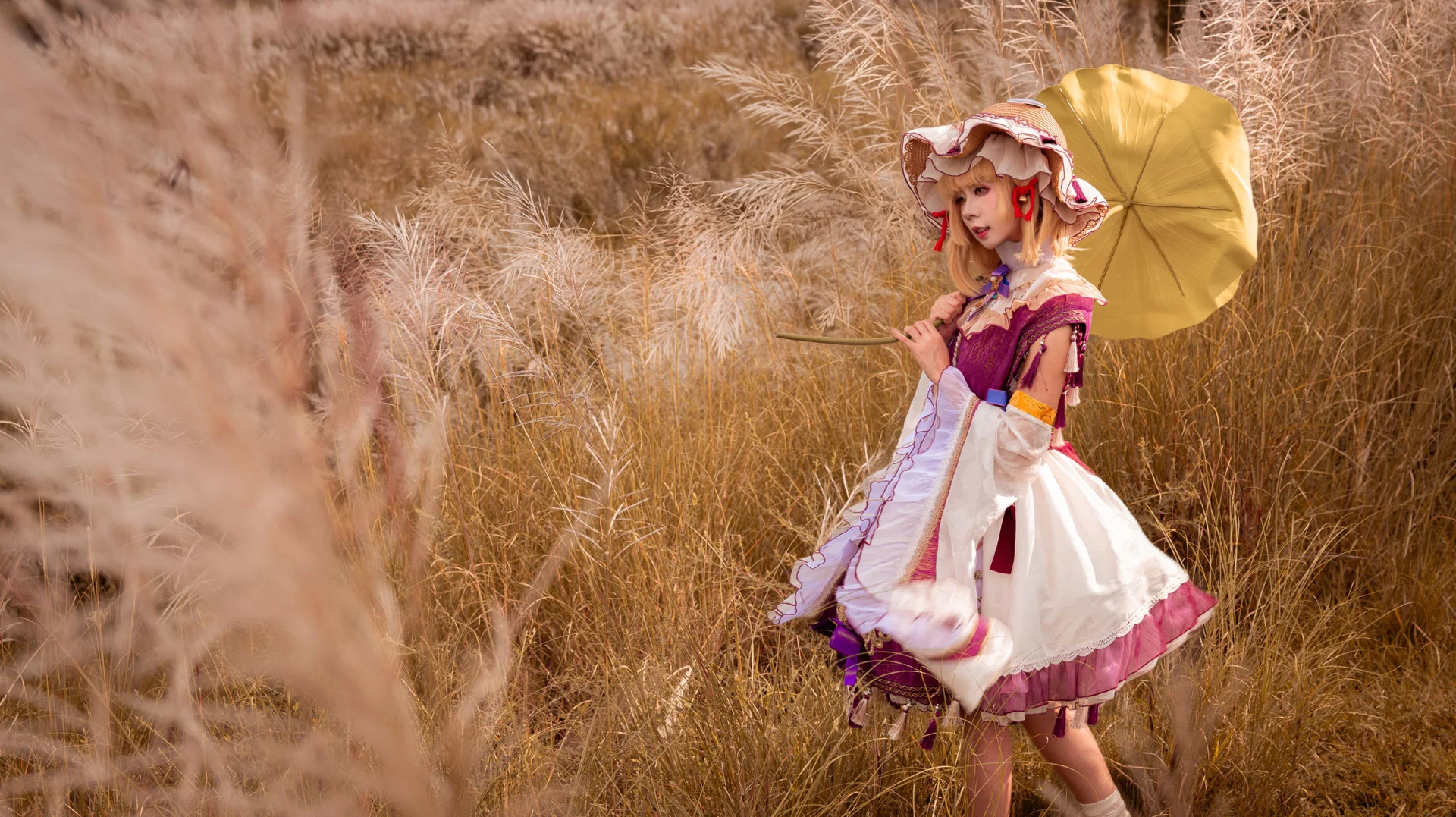 【洩矢諏訪子 コスプレ】東方Project 金色ススキの中で紡ぐ秋のファンタジー - 7 枚目