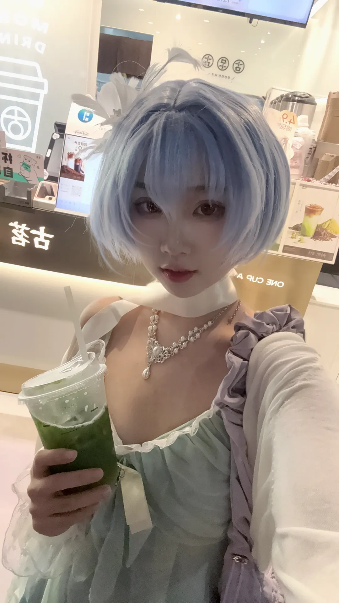 【綾波麗cos】私設出街，嘗試不一樣的藍髮少女