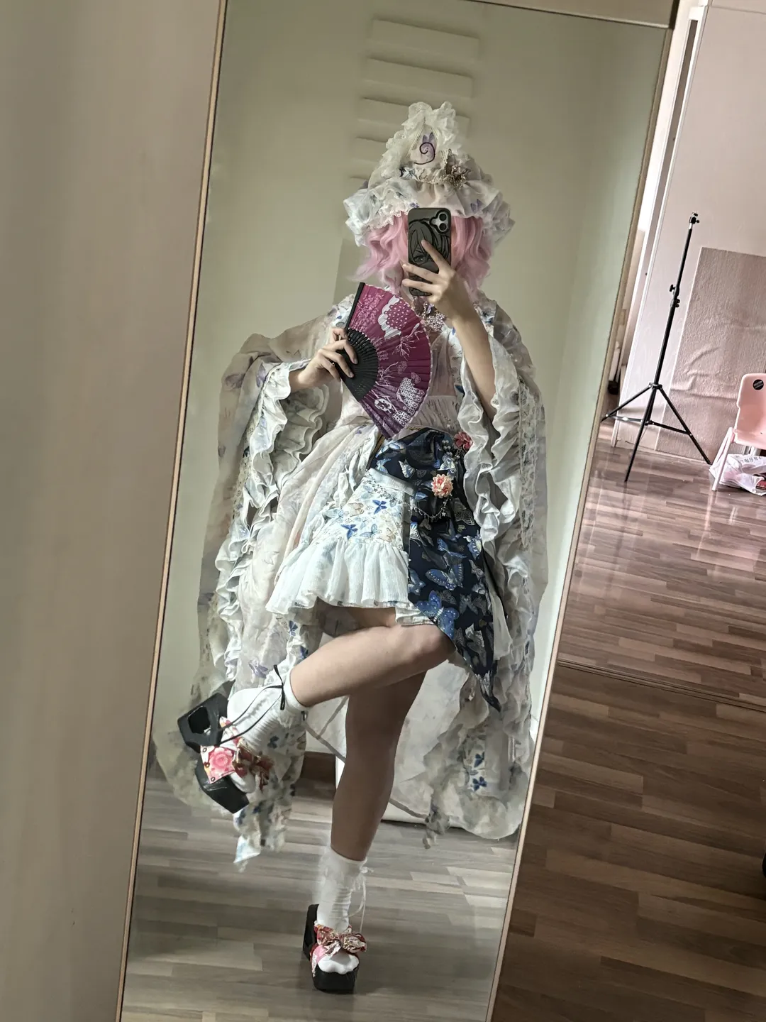 【西行寺幽幽子cos】东方project里的梦幻春之蝶