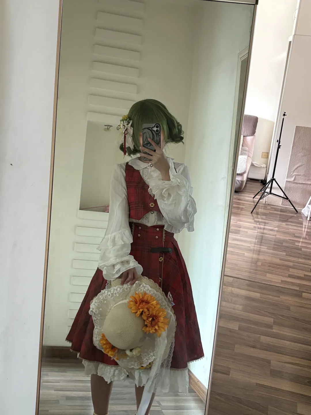 【风见幽香cos】东方Project二设风格，红白格纹与向日葵的田园演绎 - 第 6 张