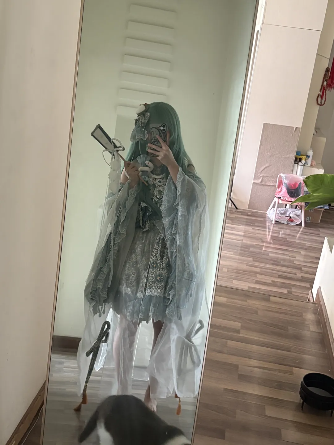 【东风谷早苗cos】东方Project二设套装试衣记录 - 第 2 张