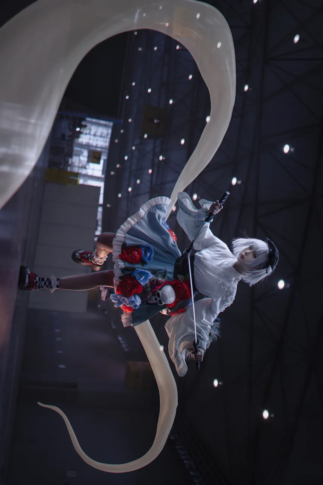 【魂魄妖梦cos】东方Project二设造型的空中挥刀尝试