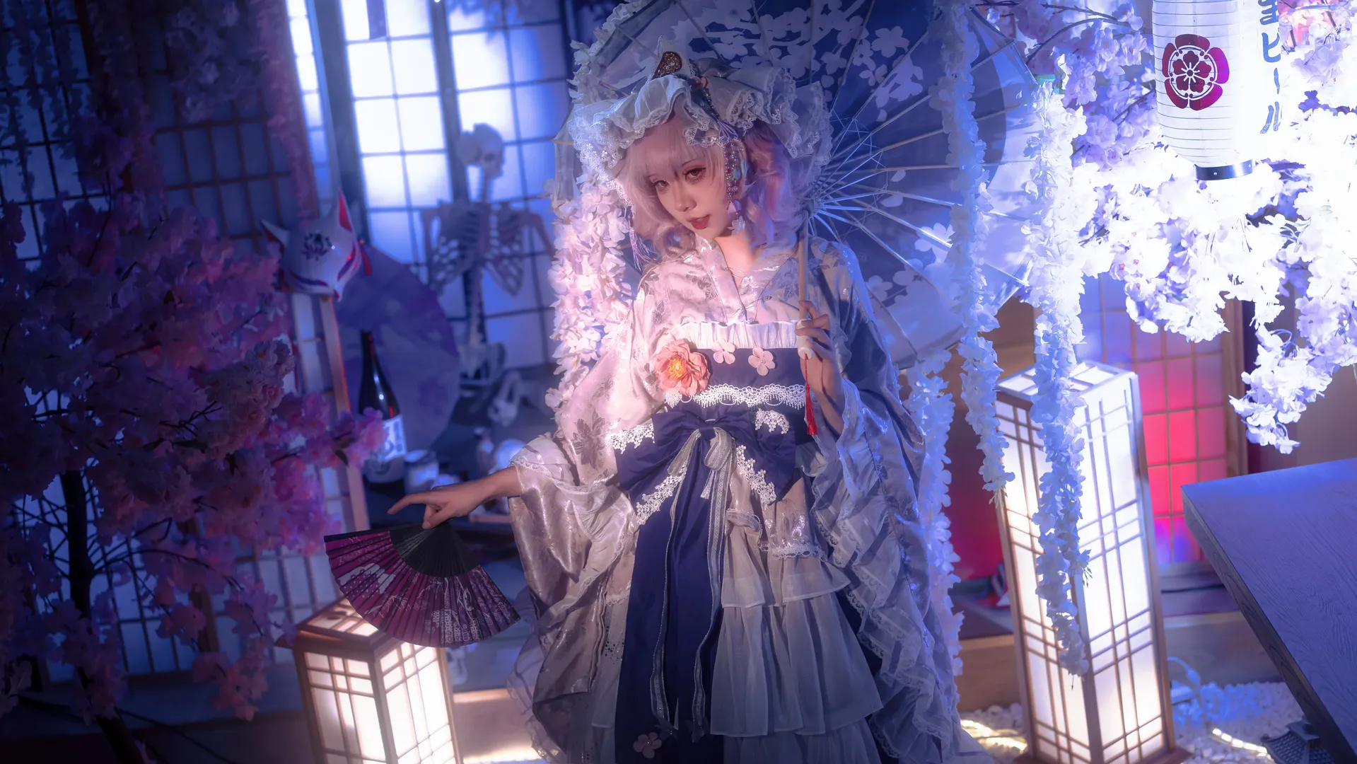 【西行寺幽幽子cos】东方project 华胥的梦境与幽玄之美 - 第 4 张