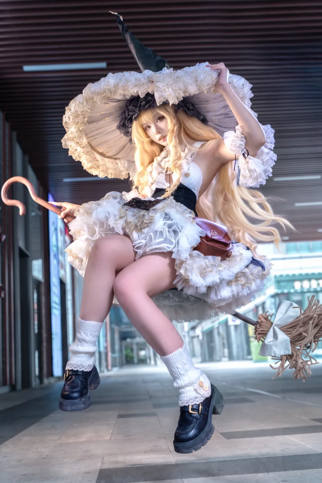 【雾雨魔理沙cos】东方Project二设女巫的幻想乡日常