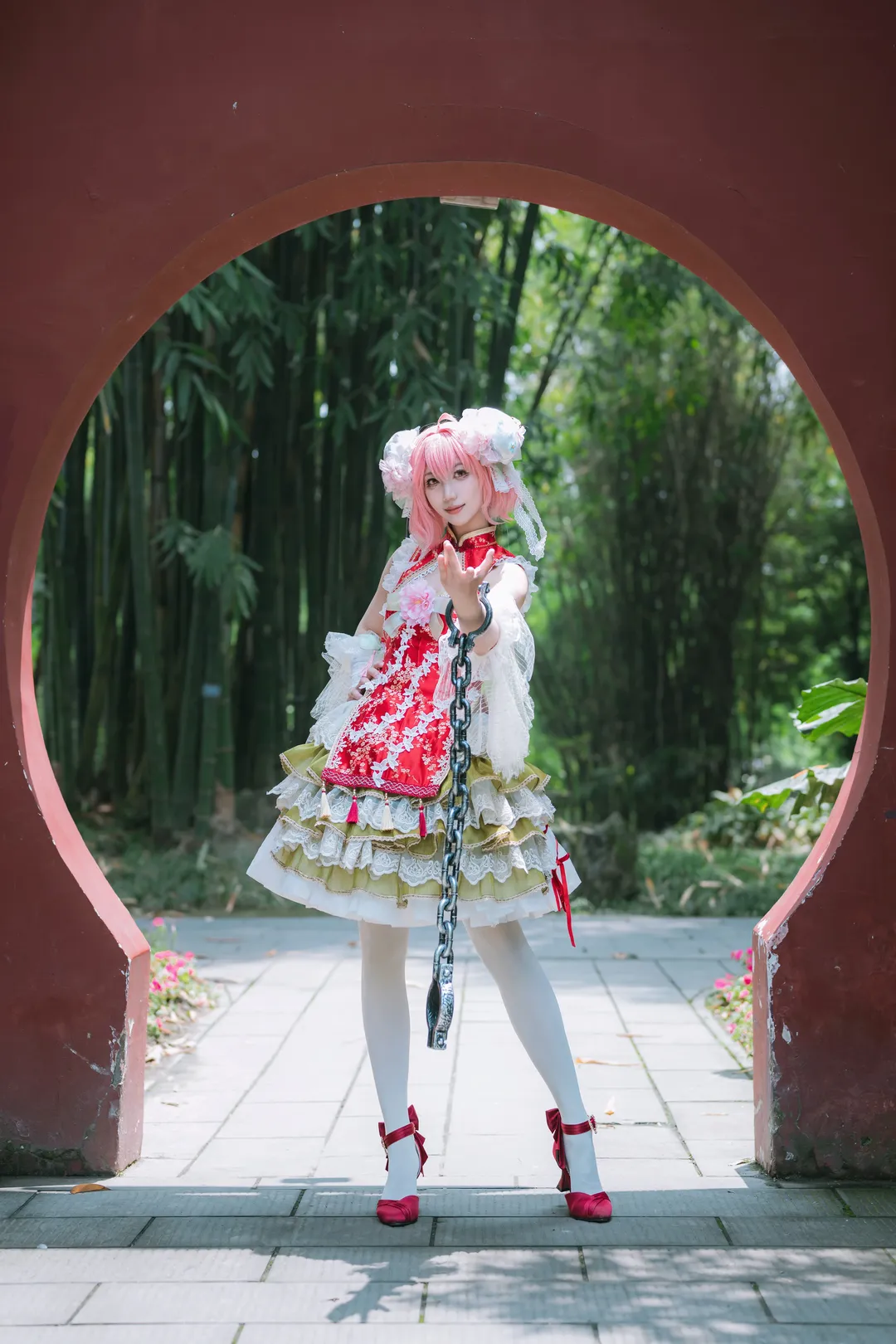 【茨木华扇cos】东方Project的竹林午后