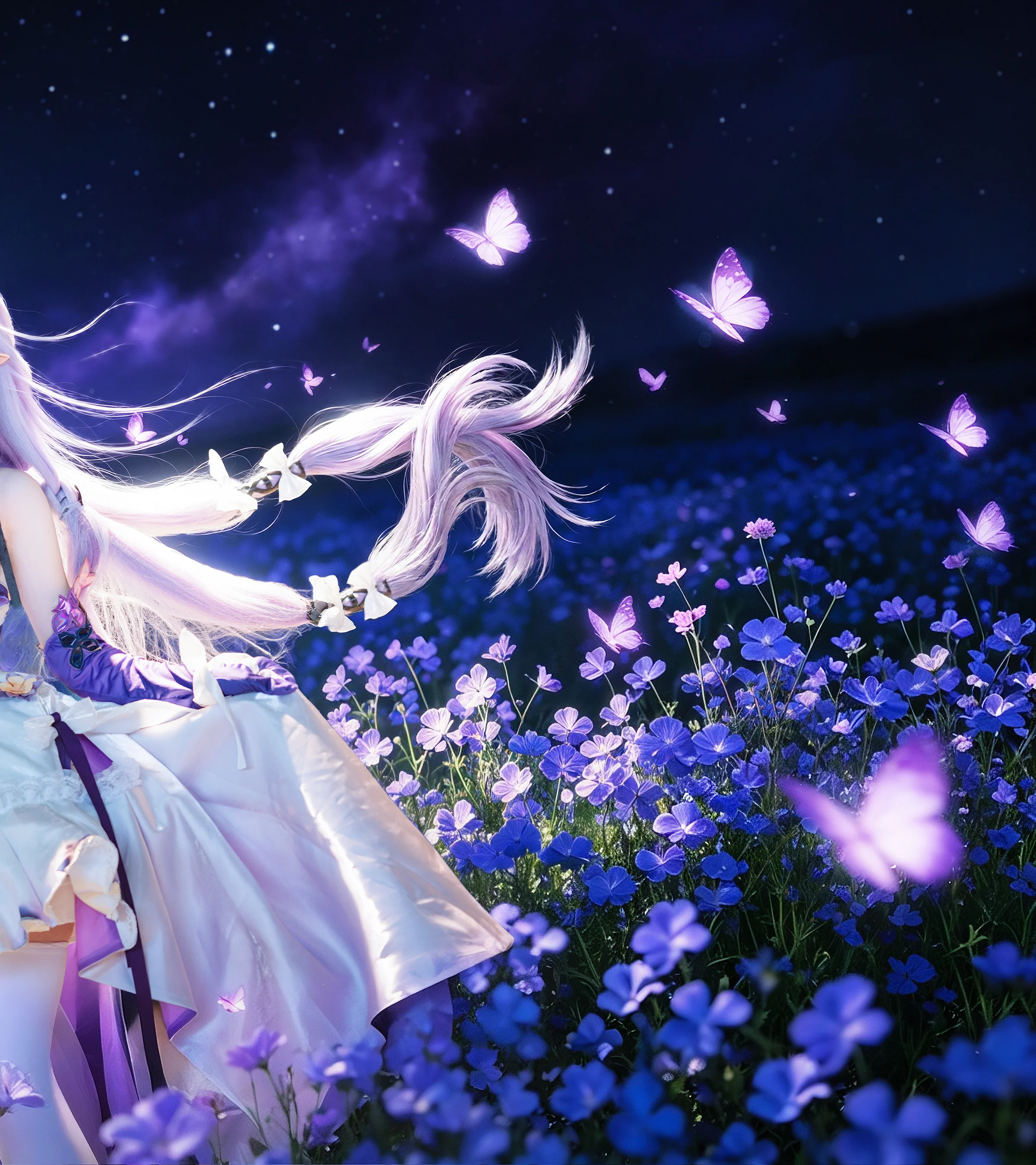 遐蝶cos 崩坏星穹铁道的夜色花丛 - 第 2 张
