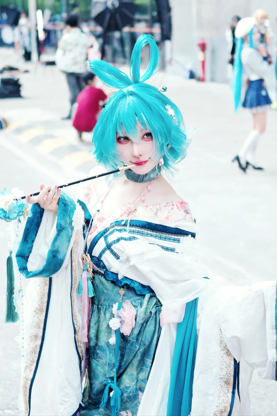 【霍青娥cos】东方Project萤火虫漫展现场出片与造型心得 - 第 3 张