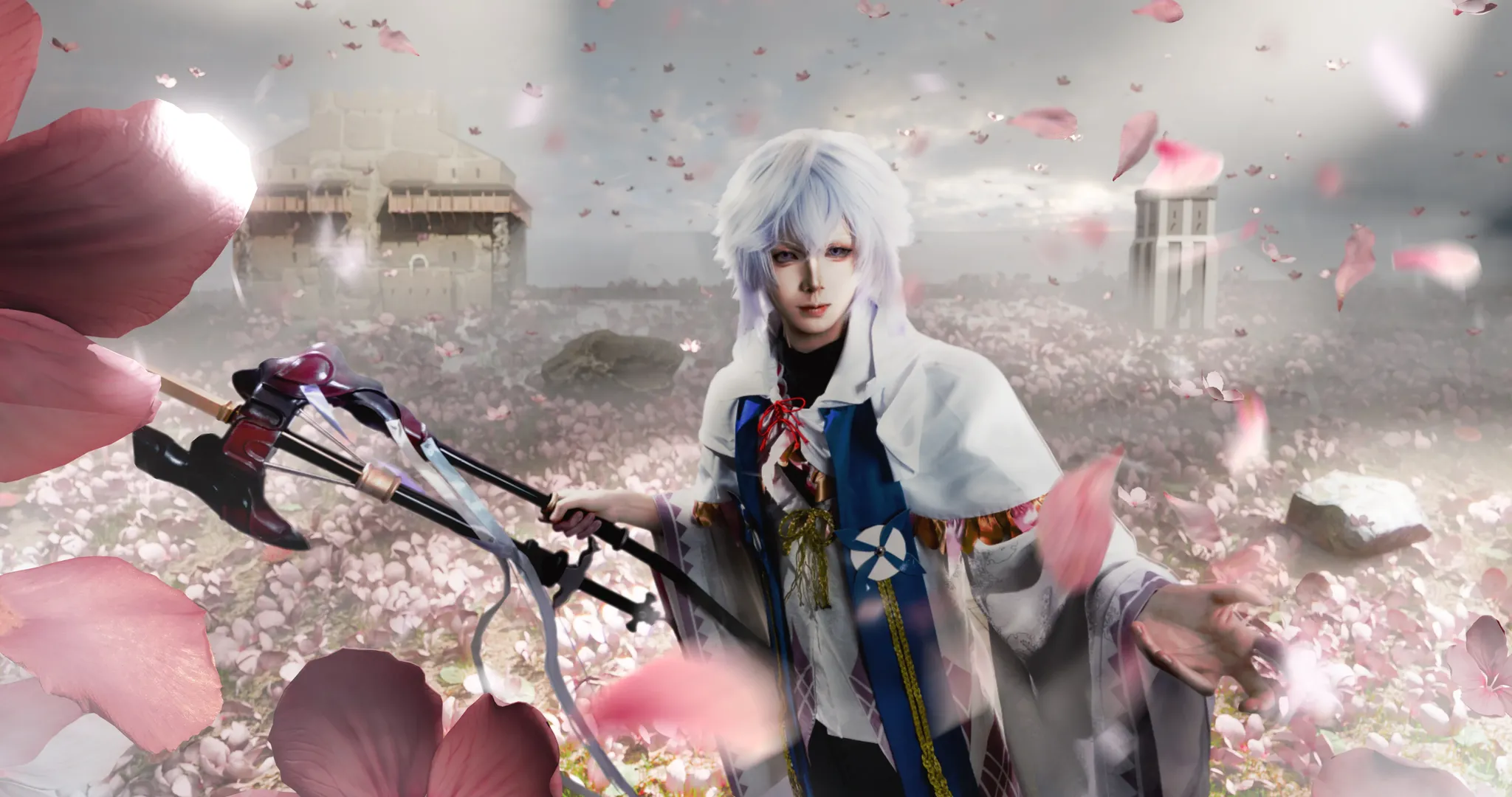 【fgo cos】永世隔绝的理想乡，繁花与战弓的视觉记录 - 第 1 张