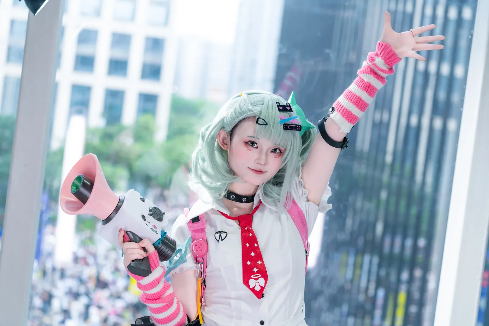 【千夏cos】绝区零里的妄想天使，萤火虫漫展实录 - 第 1 张